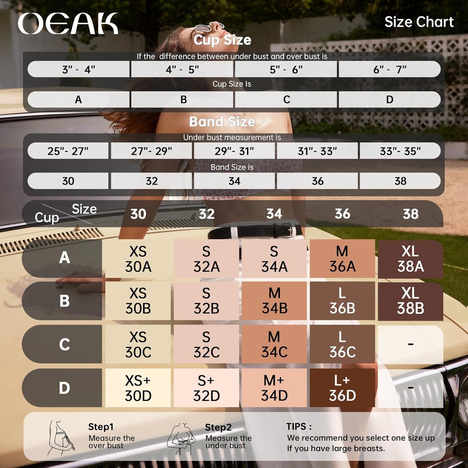 image:imageOEAK Womens Strapless Bras Jelly Push Up Bandeau Bra Non Slip Wireless Supportive Padded Bras Seamless Comfortable Tube BraLeopard Pink