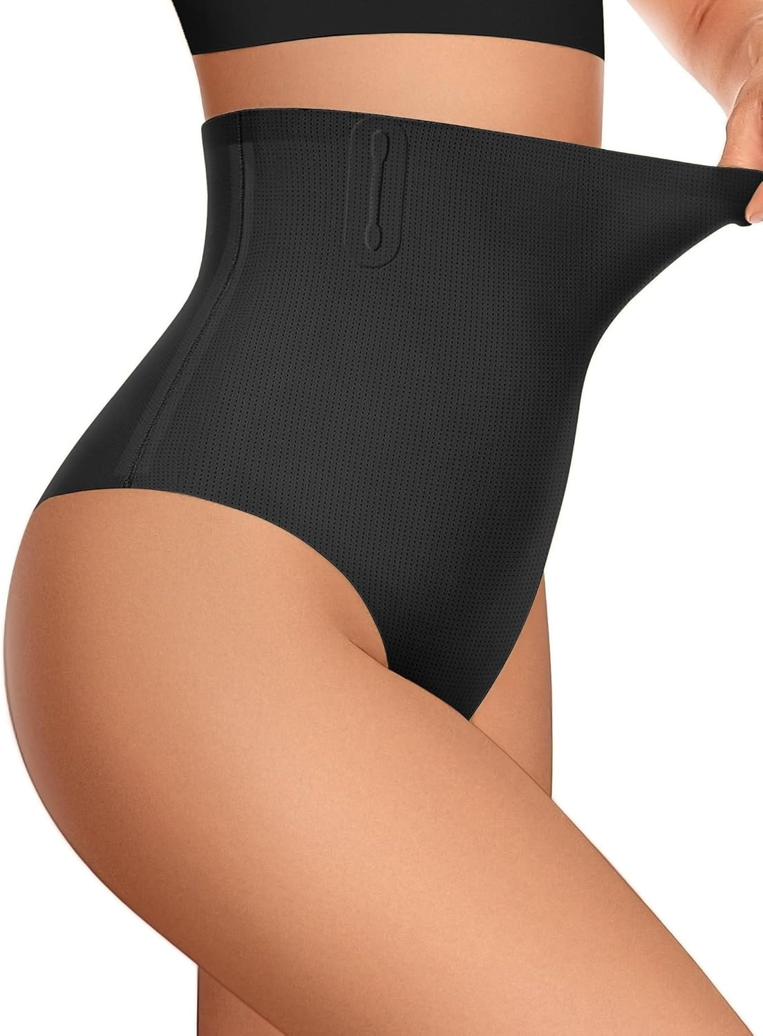 image:imageOEAK Tummy Control Shapewear for Women Seamless Girdle High Waisted Body Shaper Underwear Panty Smooth Under Dress ShapewearBlack