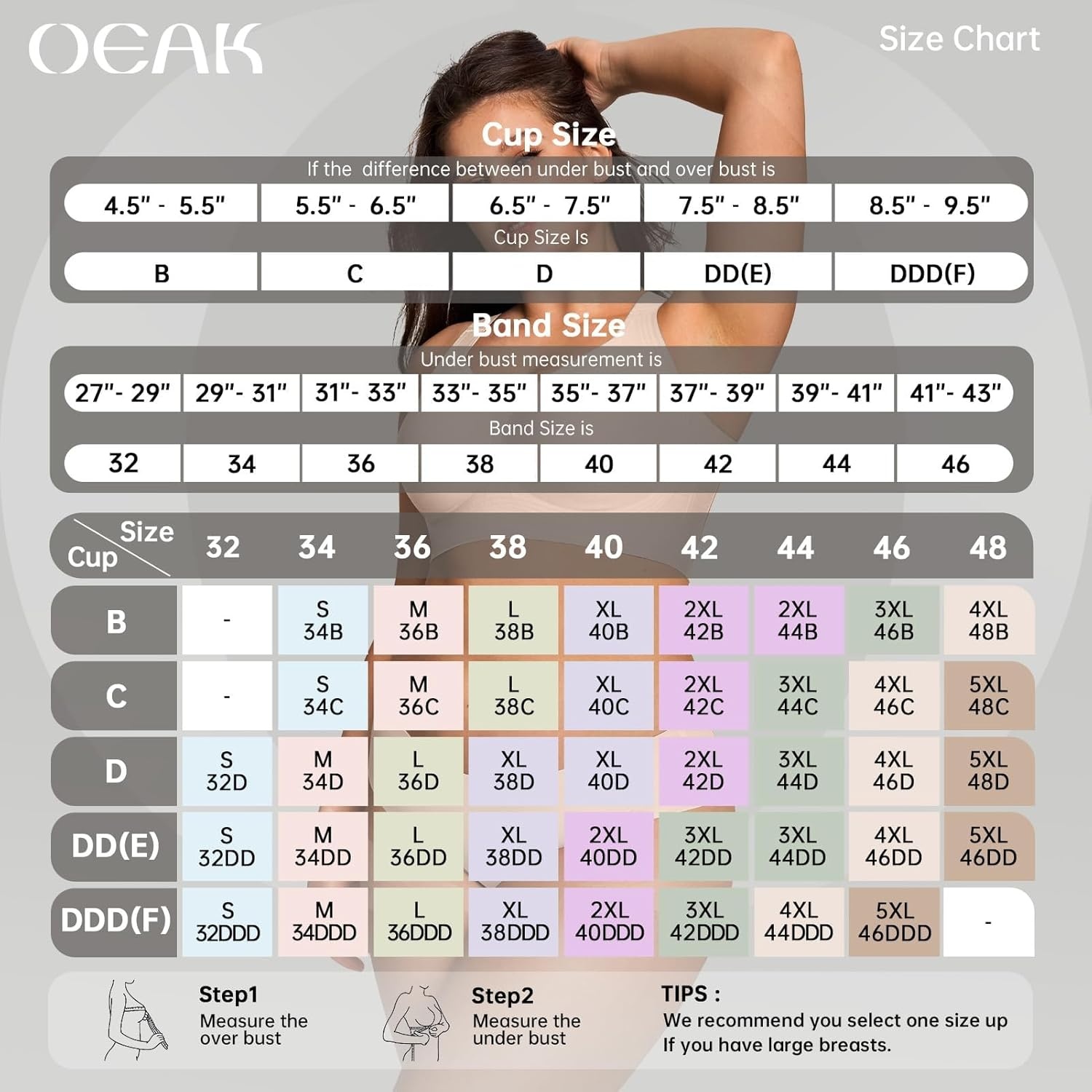 image:imageOEAK Womens Wireless Jelly Bra Plus Size Supportive Seamless Bras Full Coverage Push Up Comfortable No Underwire Tshirt BrasSemolina