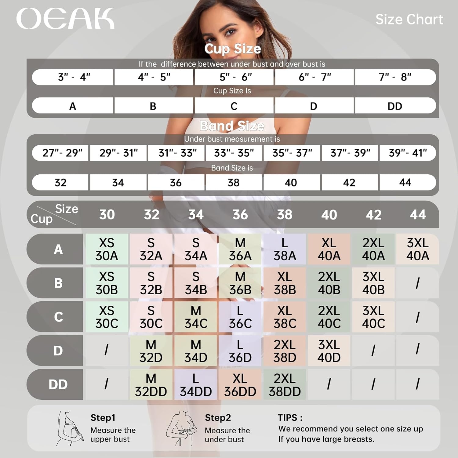 image:imageOEAK Womens Wireless Jelly Bras Comfortable Push Up Bra No Underwire Gel Bra Full Support Lift Everyday Seamless Tshirt BrasJacquard Nude
