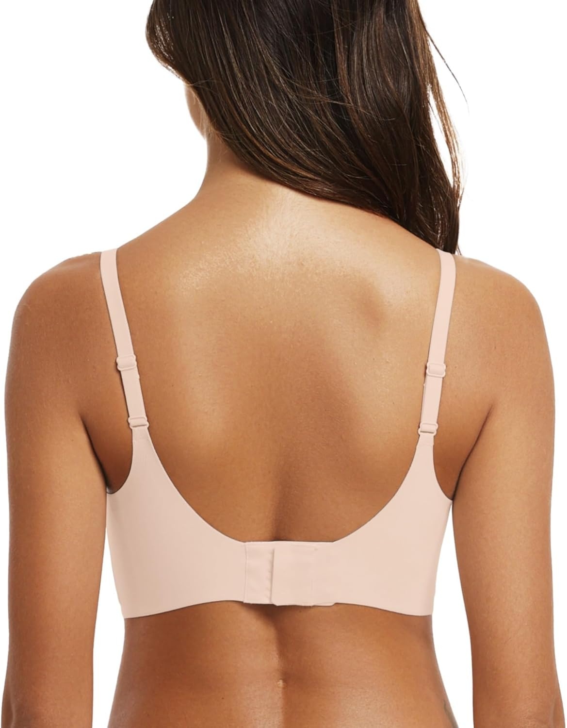 image:imageOEAK Womens Wireless Jelly Bras Comfortable Push Up Bra No Underwire Gel Bra Full Support Lift Everyday Seamless Tshirt BrasNude