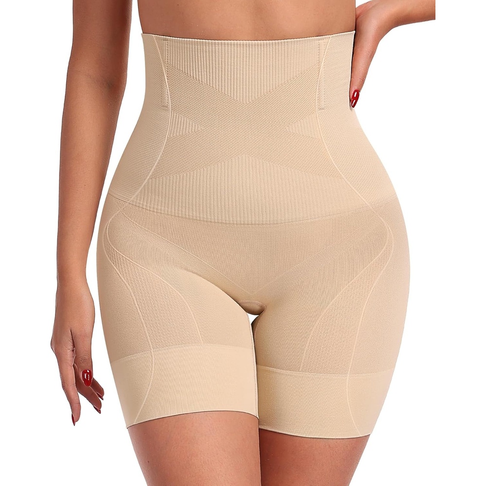 image:imageOEAK Shapewear Tummy Control for Women Thigh Slimmer High Waisted Body Shaper Shorts Butt Lifting Shapewear for Under DressesNude