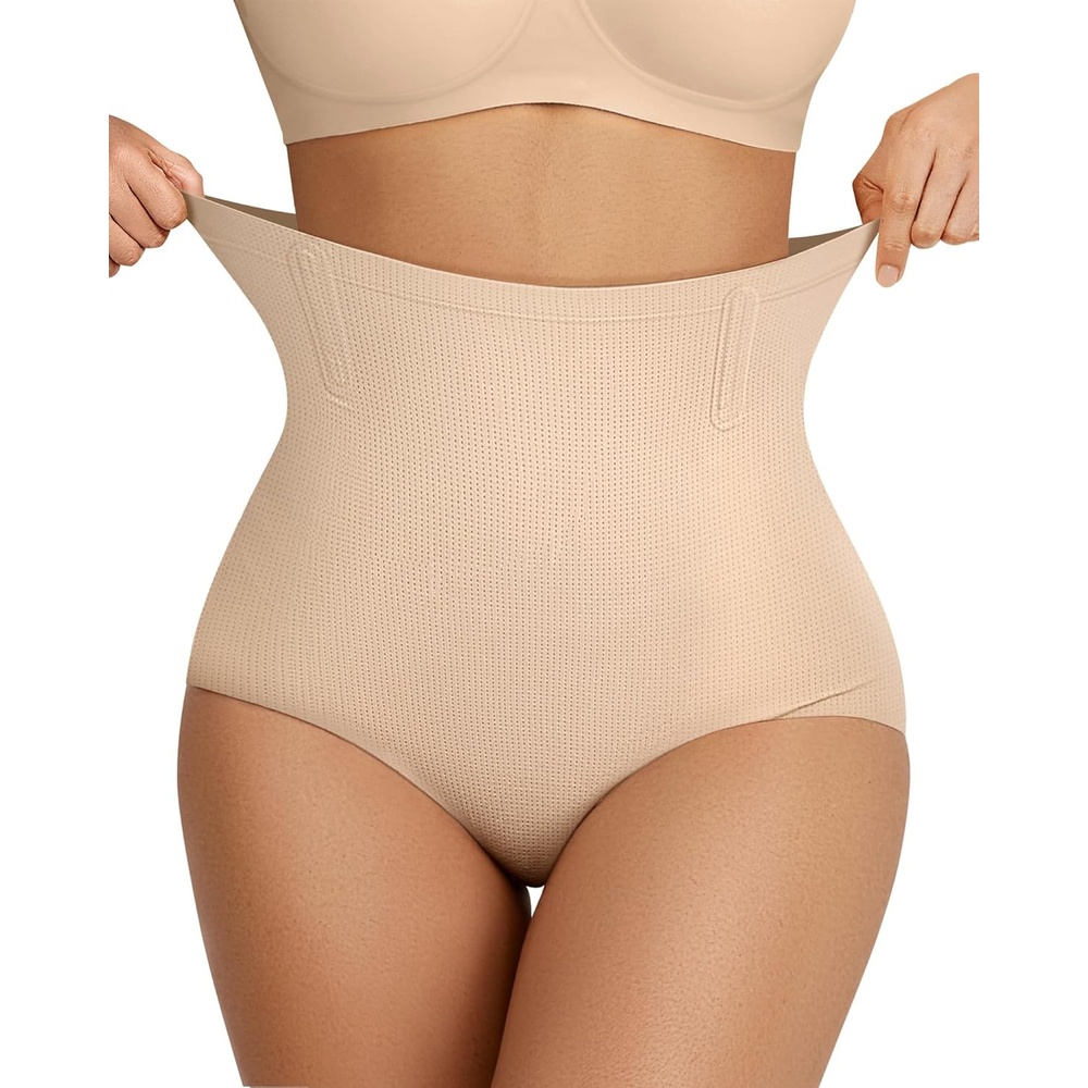 image:imageOEAK Tummy Control Shapewear for Women Seamless Girdle High Waisted Body Shaper Underwear Panty Smooth Under Dress ShapewearNude