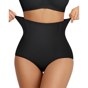 image:imageOEAK Tummy Control Shapewear for Women Seamless Girdle High Waisted Body Shaper Underwear Panty Smooth Under Dress ShapewearBlack