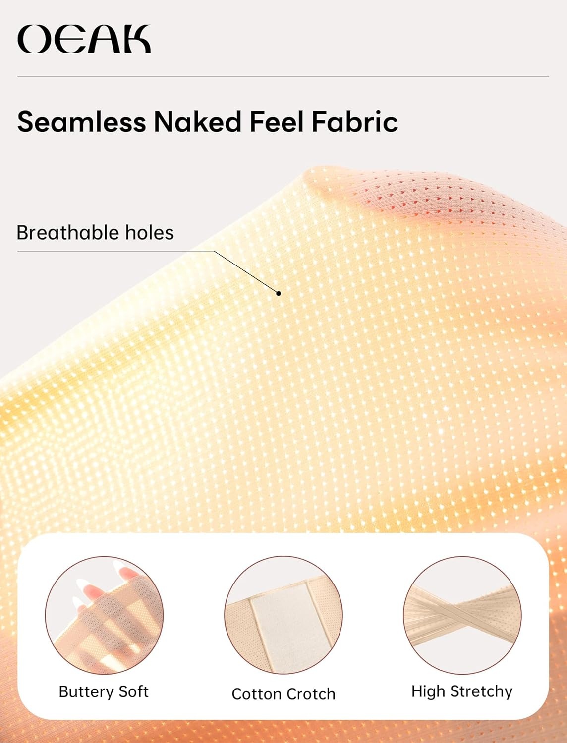 image:imageOEAK Womens Deep V Bras Wireless Bras amp Tummy Control Shapewear for Women Seamless Nude M