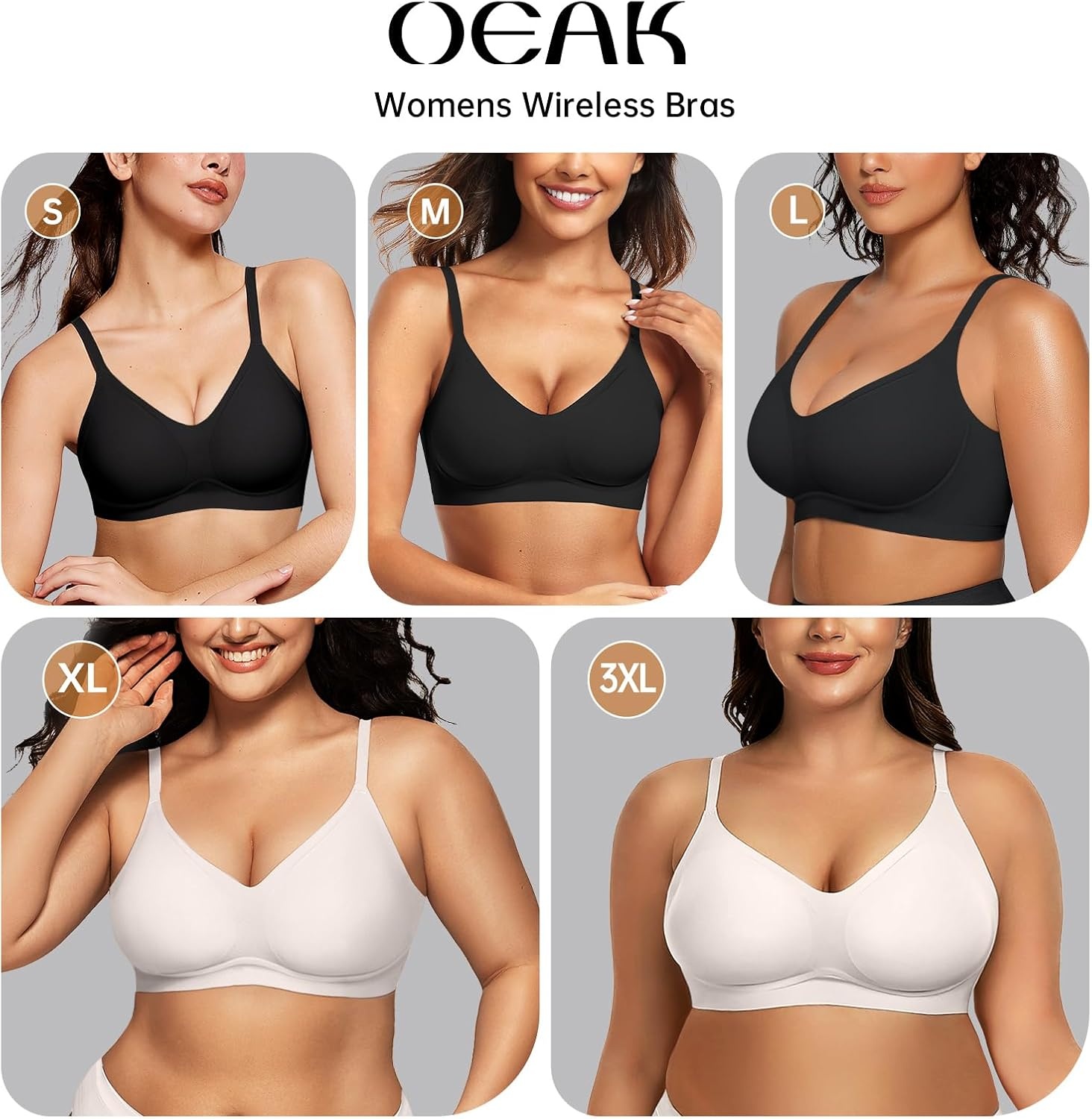 image:imageOEAK Womens Push Up Everyday Bras amp SuperPower Tummy Control Shapewear Nude L