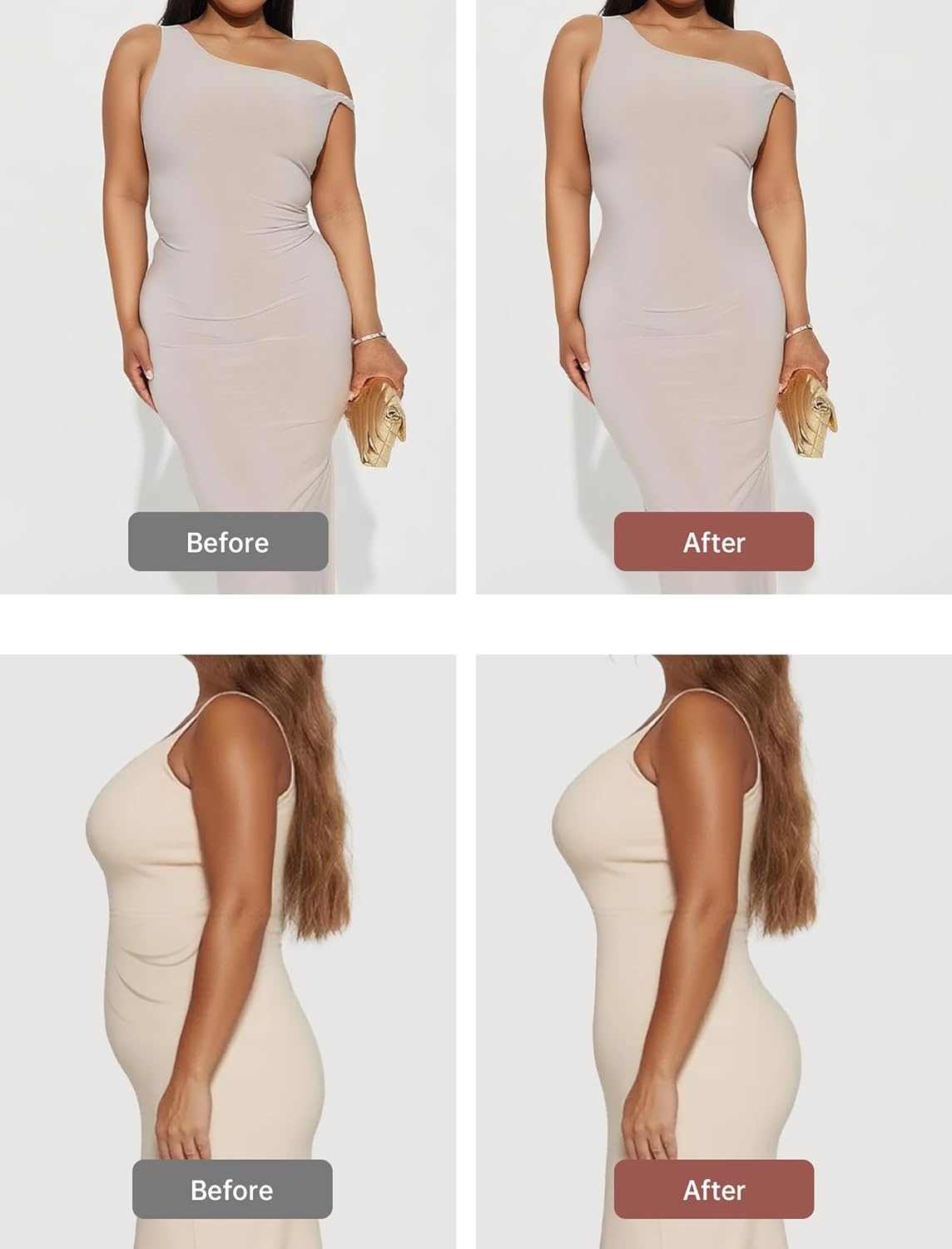 image:imageOEAK Womens Push Up Everyday Bras amp SuperPower Tummy Control Shapewear Nude S