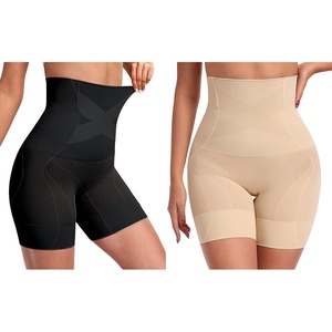 image:imageOEAK Shapewear Tummy Control for Women Thigh Slimmer High Waisted Body Shaper Shorts BlackNude S