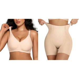 image:imageOEAK Women Tummy Control Shapewear Nude SButtery Soft Everyday Tshirt Bra Convertible Bra Nude S