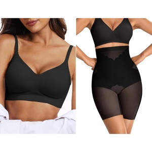 image:imageOEAK Womens Push Up Everyday Bras amp SuperPower Tummy Control Shapewear Black XL