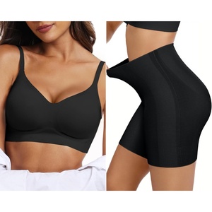 image:imageOEAK Womens Push Up Everyday Bras amp Tummy Control Shapewear for Women Seamless Black 2XL