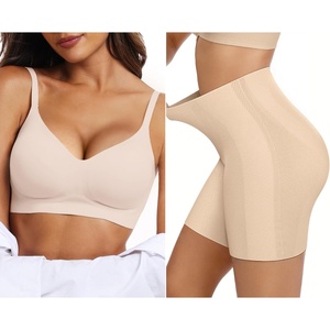 image:imageOEAK Womens Push Up Everyday Bras amp Tummy Control Shapewear for Women Seamless Nude M